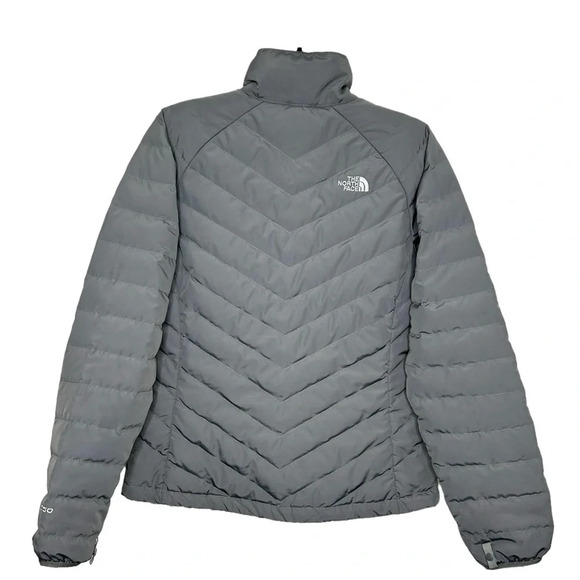 NORTH FACE WOMENS ZIP UP PUFFER JACKET 550 Sz M - Picture 2 of 15